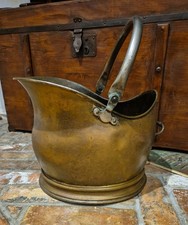 Antique Brass Helmet Coal