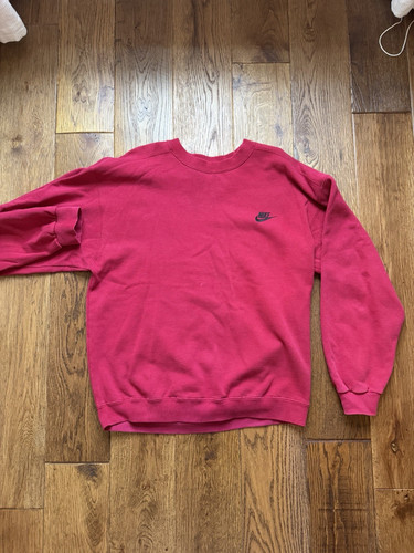 Vintage nike red crew neck - nike,