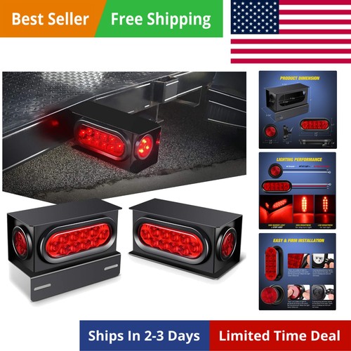 2pcs steel trailer light boxes - trailer,