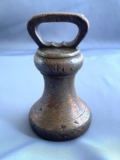 Antique 4lb Brass Bell Weight