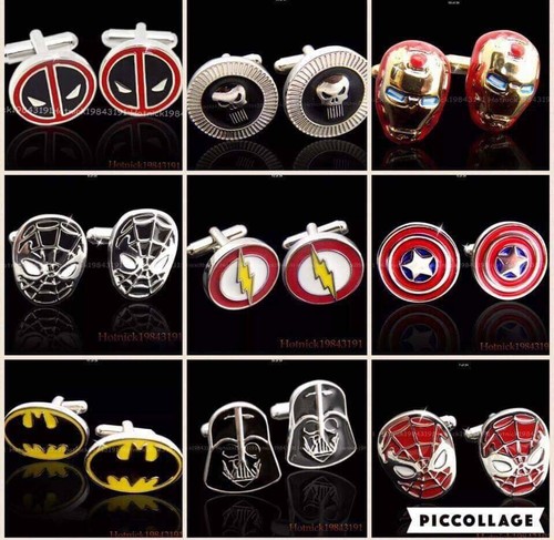 Superheros cufflinks buy - superheros,