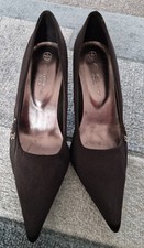 Black Size 8 New Look High Heel Shoes With Side Detailing