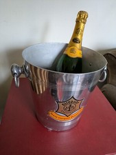 Vintage Veuve Clicquot Champagne Ice Bucket Aluminium. (B)