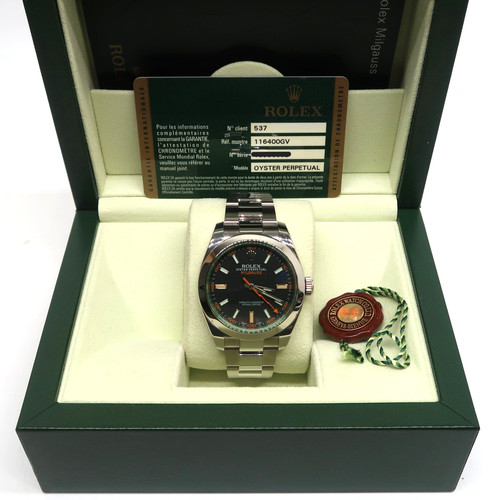 Rolex milgauss 40mm black - rolex,