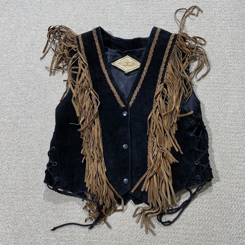 Vintage suede fringe - vintage,
