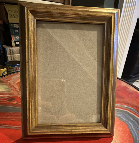 Vintage 1980s ornate gold wood - gold,
