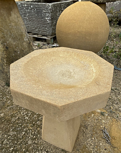 Pair cotswold stone bird - pair,