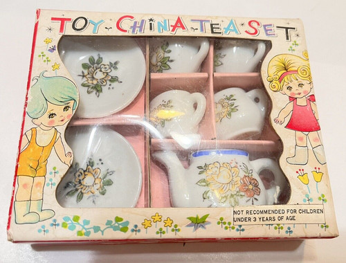 Vintage toy china tea - toy,