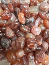 Fire Agate Crystal Tumblestone