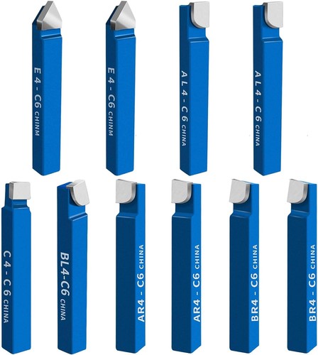 10pcs metal lathe tooling - 10pcs, 1/4"