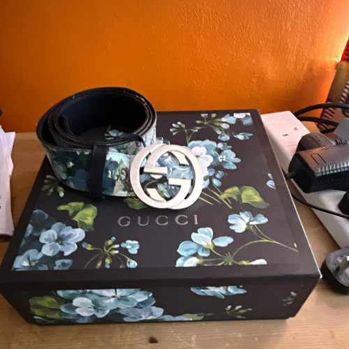 Gucci bloom buckle belt - gucci,