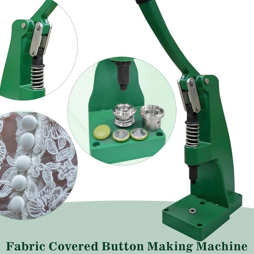 Green handmade fabric covered - handmade,