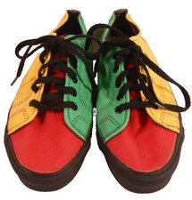 Vintage Vans Rasta Sneakers Low Made in USA Men's US 7.5