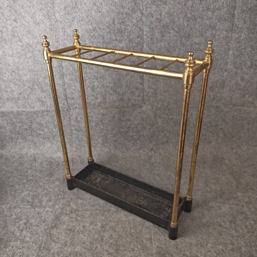 Vintage brass and cast - cast, iron