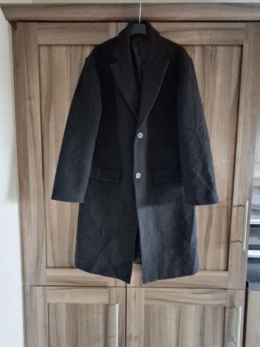 Zara men black wool blend - men's,