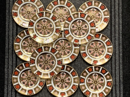12pc royal crown derby - royal, old