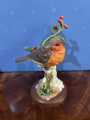 Vintage robin border fine - robin,