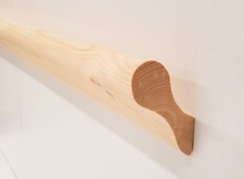 Pine pigs ear handrail rail
