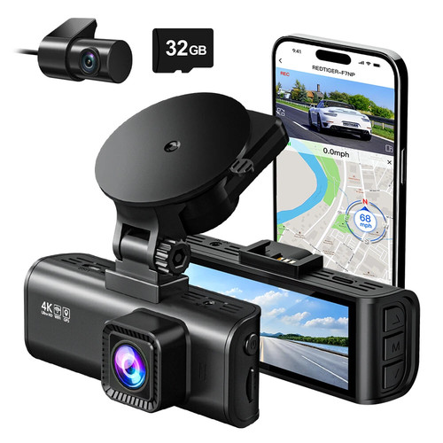 Redtiger car dash cam - 4k,
