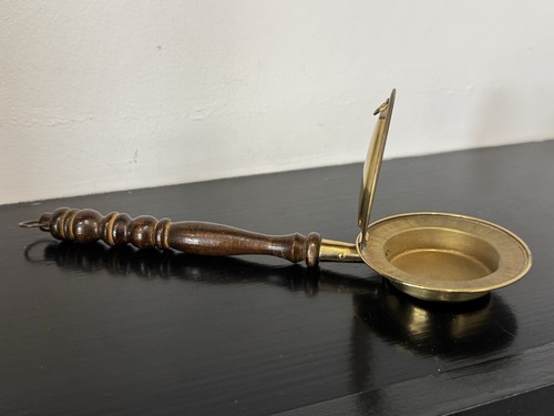Vintage mini brass bed warmer - vintage,