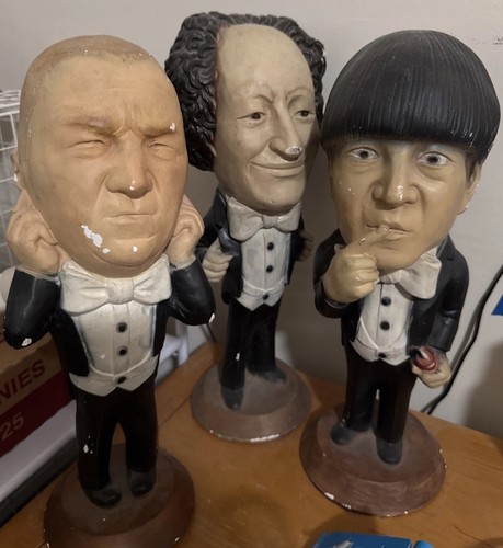 Three stooges esco chalkware - three,