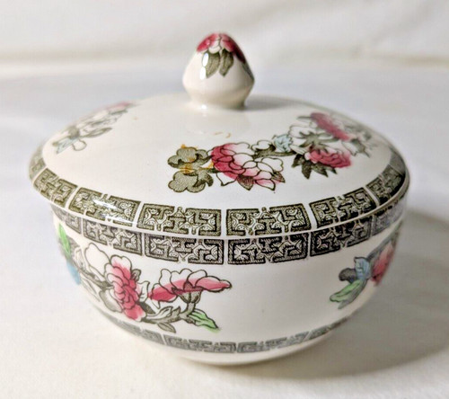 Indian tree pattern sugar bowl - indian,