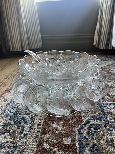 Vintage impressions glassware - vintage,