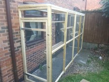 3 sided catio 7ft tall x 8ft