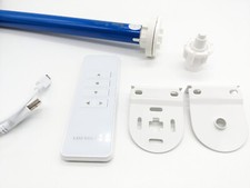 LOUVOLITE COMPLETE ROLLER BLIND MOTOR KIT 32MM  - EASY FIT (REMOTE & CHARGER)