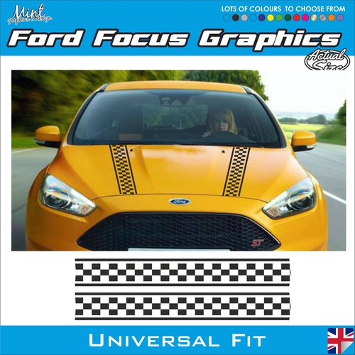 Ford focus bonnet hood stripes - focus,