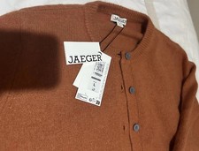 Mohair & Wool Blend Jaeger Burnt Orange Cardigan BNWT Rrp £99 Sold Out Size L