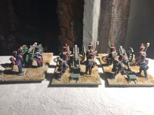 3 metal Front Rank 28mm