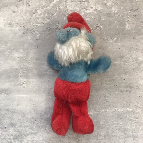 Vintage papa smurf - plush, soft