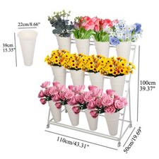 3-Tier Mobile Flower Plant