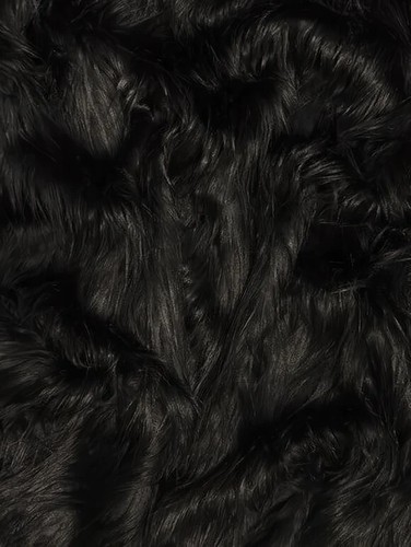 Gorilla faux fur fabric - fabric, 4"