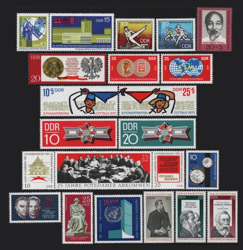 East germany ddr - stamps, 1970