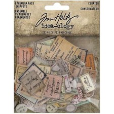 Tim Holtz Idea-ology Ephemera Snippets 233pcs - Curator