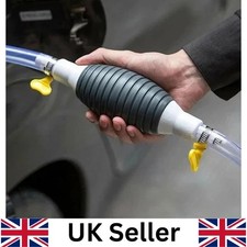 Hand Siphon Pump Petrol Diesel Water Oil Liquid Fuel Transfer Easy Use Pump