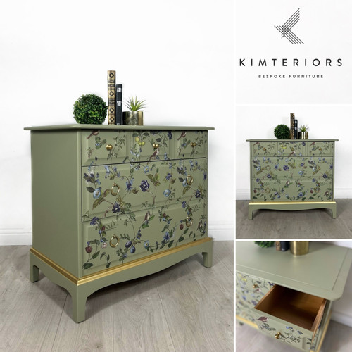 Sage green stag chest - green,