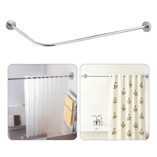 Shape shower curtain pole - l,