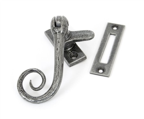 Polished pewter monkey tail - monkey,