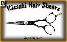 Kissaki Pro 5.0" Sensuki Black White Hair Cutting Scissors Salon Barbers Shears