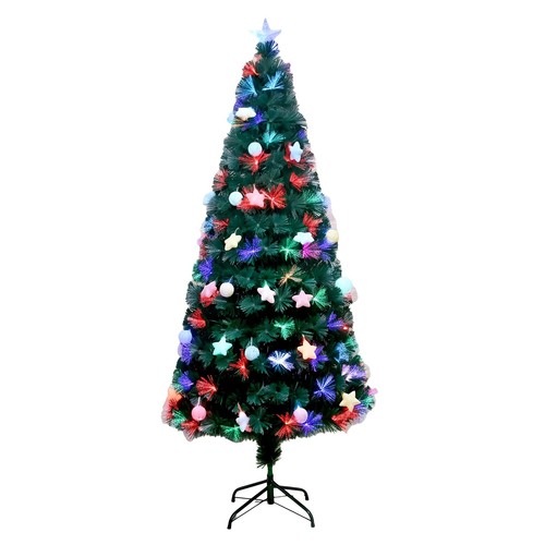 Pre lit christmas tree fiber - christmas,