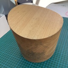 Guy Morse Brown Wooden Hat Block Millinery  Crown block CB27 Slim Oval 22 1/2”