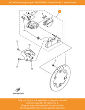 YAMAHA Caliper Assy, Rear 2