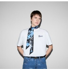 Gucci Neck Bow Silk Scarf