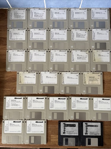 Microsoft windows floppy - 7x,