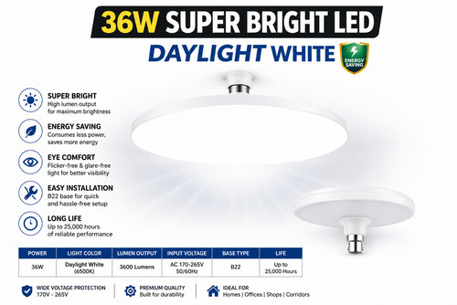 Bayonet b22 36w 220v led - b22,