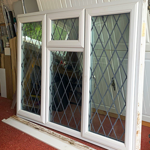 White upvc casement window - upvc,