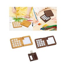 Portable Watercolor Palette Wooden for Acrylic Oil Paints Sketchbook